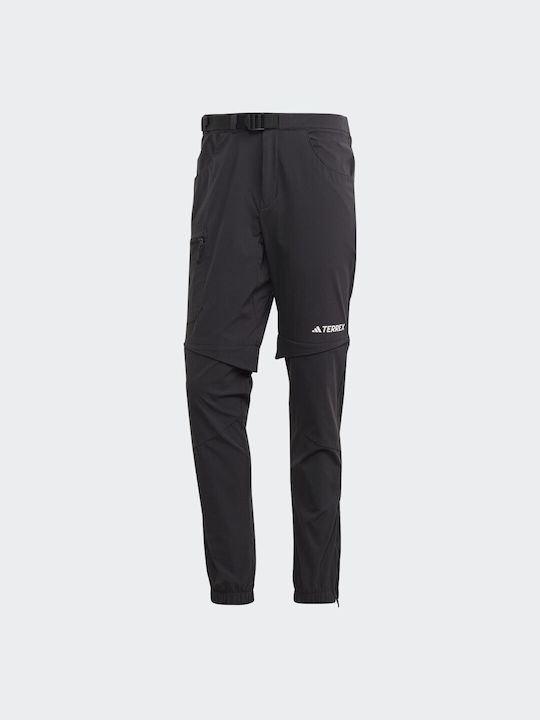 adidas Terrex Utilitas Ανδρικό Μακρύ Παντελόνι Πεζοπορίας Μαύρο