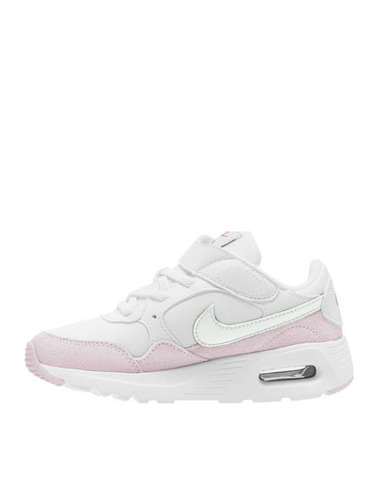 Air Max SC Kids Sneakers with Scratch Summit White / Pink Foam