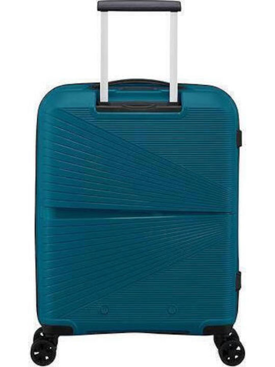 American Tourister Airconic Cabin Hard Suitcase Blue with 4 Wheels Height 55cm