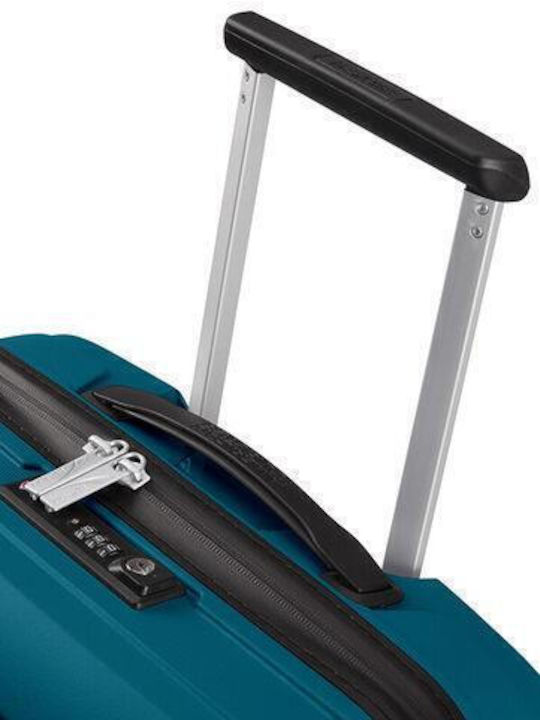 American Tourister Airconic Cabin Hard Suitcase Blue with 4 Wheels Height 55cm