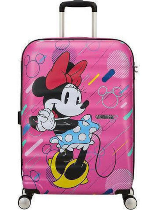 American Tourister Minnie Future Pop Παιδική Μεσαία Βαλίτσα Ταξιδίου Σκληρή Πολύχρωμη με 4 Ρόδες Ύψους 67εκ.