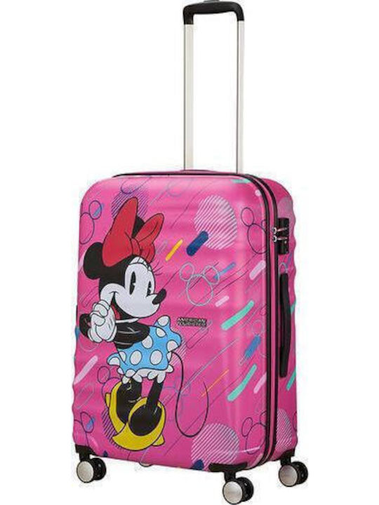 American Tourister Minnie Future Pop Παιδική Μεσαία Βαλίτσα Ταξιδίου Σκληρή Πολύχρωμη με 4 Ρόδες Ύψους 67εκ.