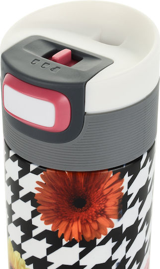Kambukka Etna Μπουκάλι Θερμός Ανοξείδωτο BPA Free 300ml Floral Patchwork με Επιστόμιο
