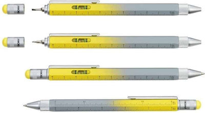 Troika Construction Ballpoint PIP20 Γραφίδα Αφής Yellow/Grey