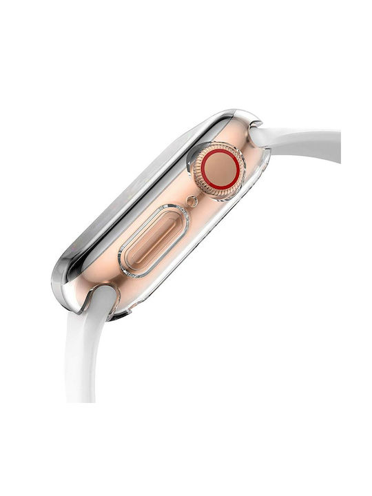Sonique Θήκη Σιλικόνης σε Διάφανο χρώμα για το Apple Watch 44mm