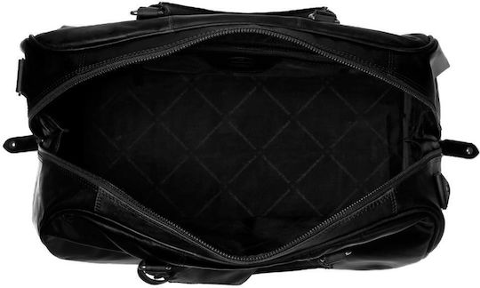 The Chesterfield Brand Sack Voyage 34lt Black made of Leather L46xW27xH28cm