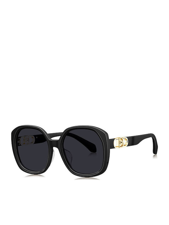 Bolon Damen Sonnenbrille mit Schwarz Kunststoff Gestell und Gray Linse BL3091C10