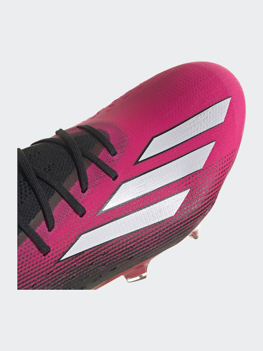 adidas X Speedportal.1 Ποδοσφαιρικά Παπούτσια με Τάπες FG Team Shock Pink 2 / Cloud White / Core Black