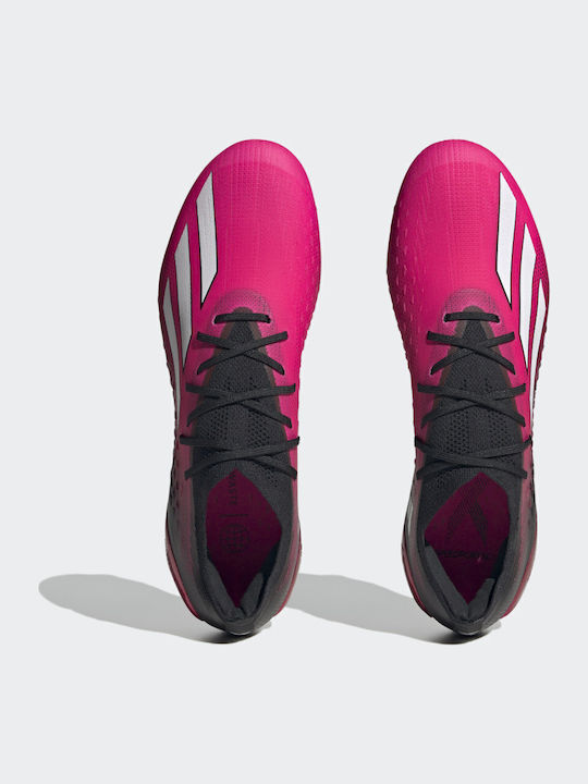 adidas X Speedportal.1 Ποδοσφαιρικά Παπούτσια με Τάπες FG Team Shock Pink 2 / Cloud White / Core Black