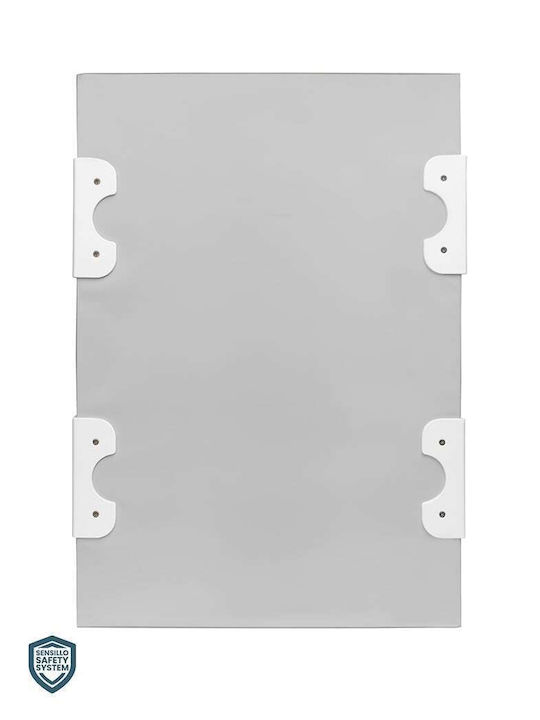 Sensillo Σκληρή Αλλαξιέρα από Ύφασμα Grey 50x70cm