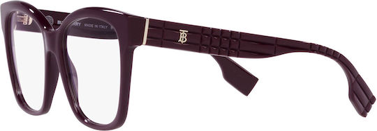 Burberry Sylvie Plastic Eyeglass Frame Butterfly Black BE2363 3979