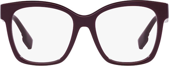 Burberry Sylvie Plastic Eyeglass Frame Butterfly Black BE2363 3979