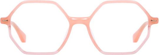 Gigi Barcelona Zoe Women's Acetate Prescription Eyeglass Frame Pink 6603/6