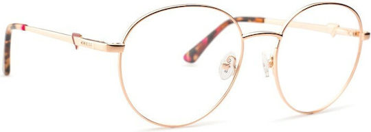 Guess Eyeglass Frame Rose Gold GU2812 028