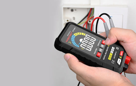 Habotest Ψηφιακό Πολύμετρο True RMS με Μέτρηση AC / DC / Αντίστασης HT124A+