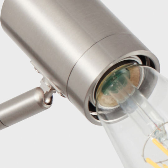 Home Lighting Einzel Spot mit Fassung E27 in Silber Farbe Home Lighting Einzel Spot mit Fassung E27 in Silber Farbe