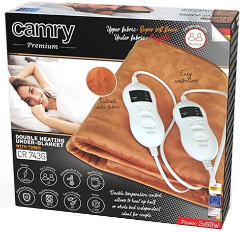 Camry CR 7436 Double with Timer 120W 150x160cm
