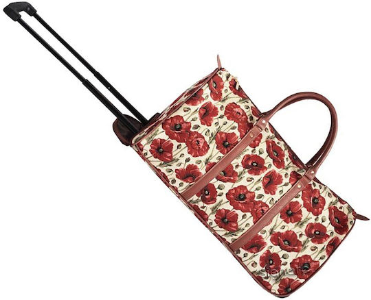 Signare Poppy Σακ Βουαγιάζ με Ρόδες Υφασμάτινο Μ58xΠ30xΥ31εκ.