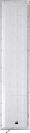GloboStar Zeus Παραλληλόγραμμο Χωνευτό LED Panel 48W με Ψυχρό Λευκό Φως 6000K 120x30εκ.