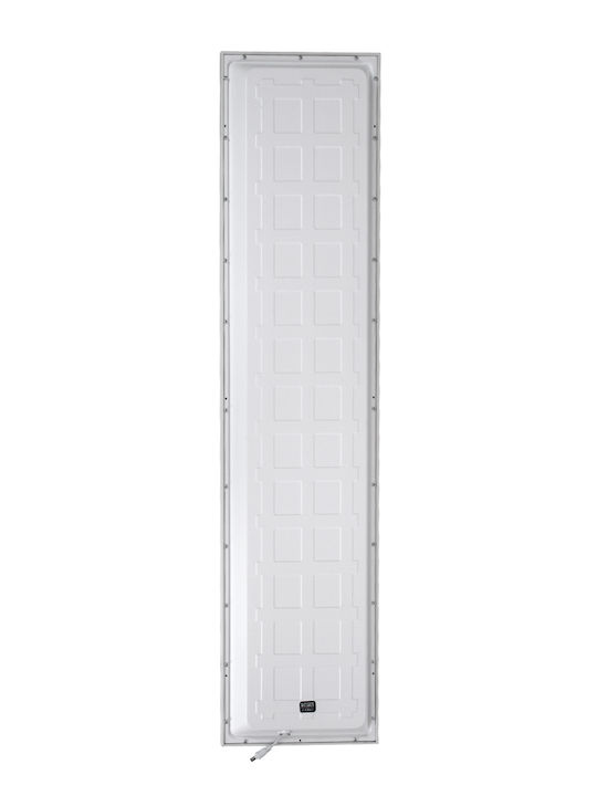 GloboStar Zeus Parallelogramm Vertieft LED Panel 48W mit Warmes Weiß Licht 2700K