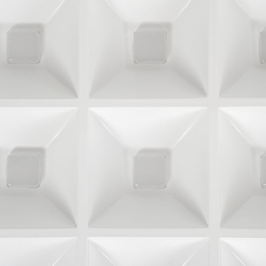 GloboStar Zeus Τετράγωνο Χωνευτό LED Panel 48W με Φυσικό Λευκό Φως 4500K 60x60εκ.