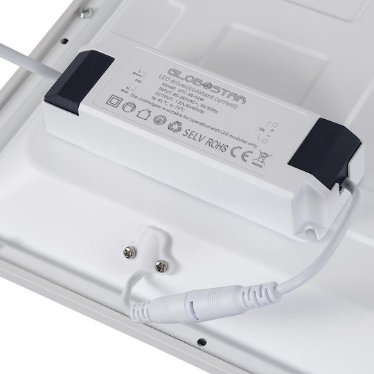 GloboStar Zeus Recessed LED Panel 48W 120x30 cm GloboStar Zeus Recessed LED Panel 48W 120x30 cm
