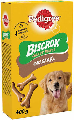 Pedigree Biscrok Gravy Bones Biscuit Dog 400gr