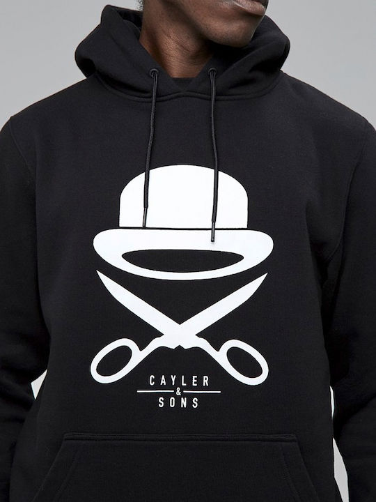 Sweatshirt mit Kapuze Schwarz