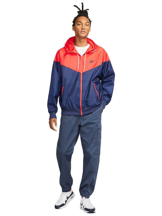 Sportswear Μπουφάν Αντιανεμικό Navy Μπλε