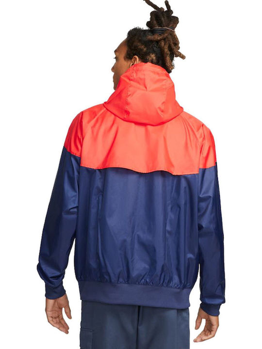 Sportswear Μπουφάν Αντιανεμικό Navy Μπλε