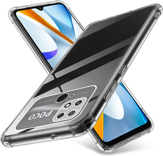 Back Cover Σιλικόνης Transparent (Poco C40)