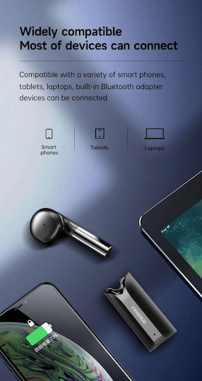 Fineblue F5 Pro Earbud Bluetooth Handsfree Earphone with Charging Case Black