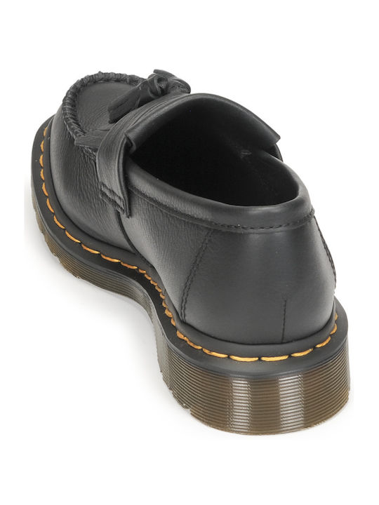 Adrian Virginia Δερμάτινα Γυναικεία Loafers σε Μαύρο Χρώμα