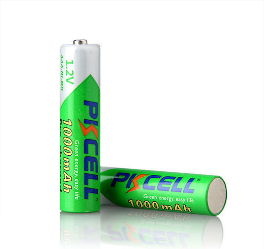 Pkcell Επαναφορτιζόμενες Μπαταρίες AAA Ni-MH 1000mAh 1.2V 2τμχ