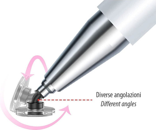 ObaStyle Touchscreen Disc Tip Απλή Γραφίδα Αφής Universal σε Μαύρο χρώμα 6788845