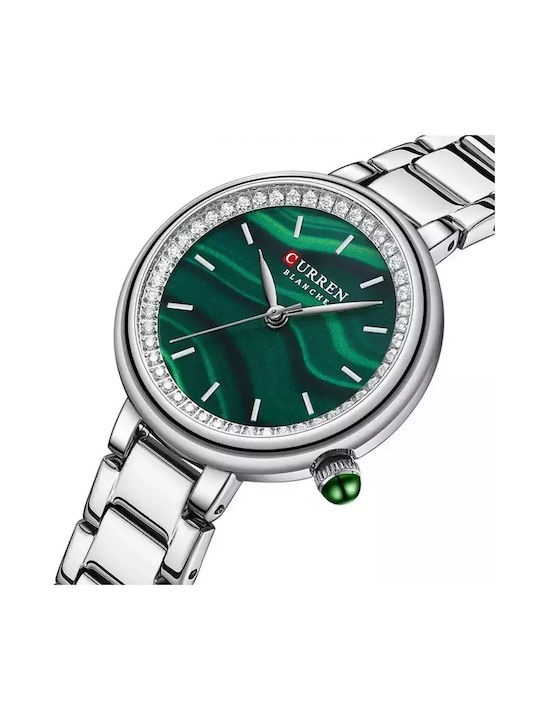 Curren Uhr mit Grün Lederarmband