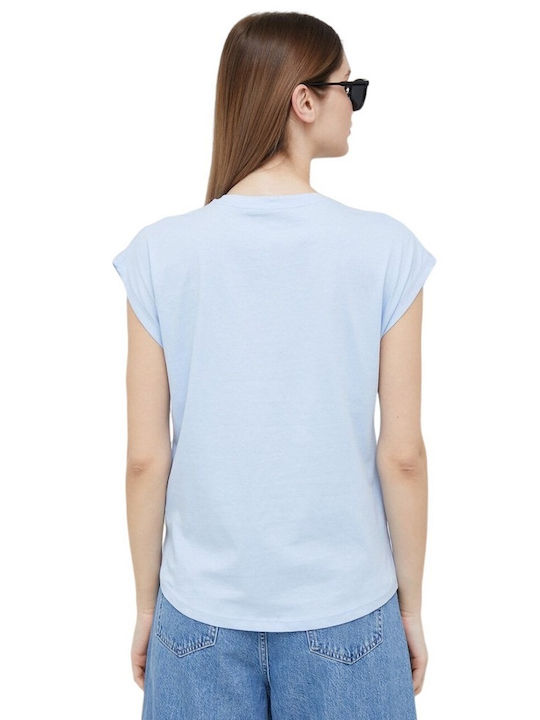 Pepe Jeans Bloom Damen T-shirt Hellblau