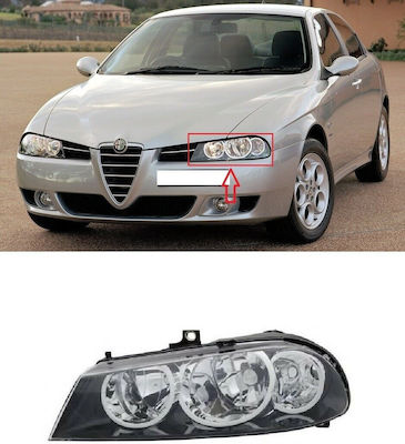 Depo Front Lights for Alfa Romeo Alfa 156 2003-2005 1pcs