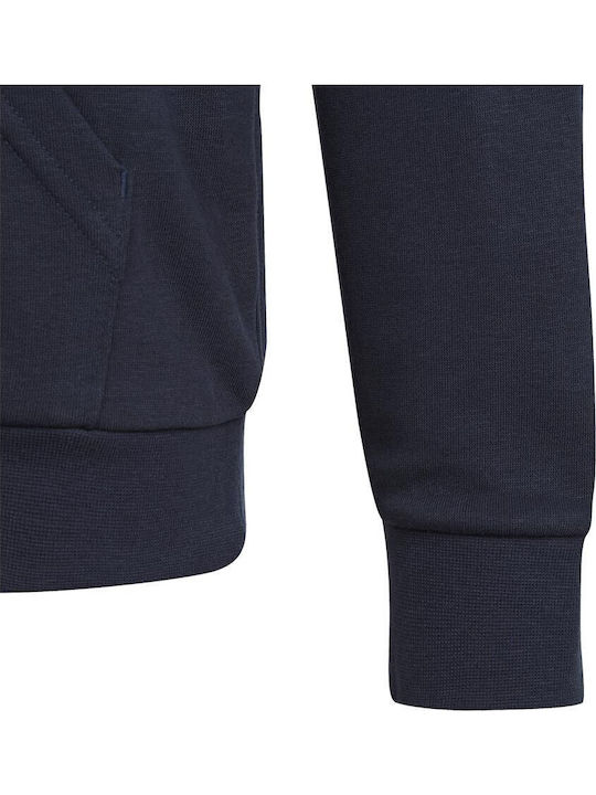 Kids Sweatshirt with Hood and Pockets Navy Blue Big Essentials