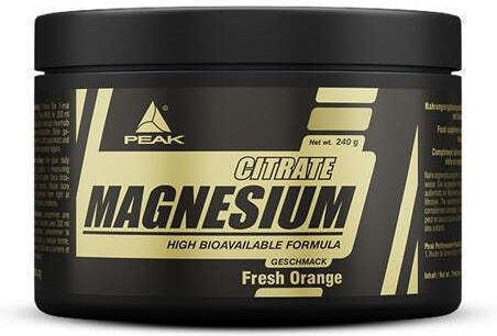 Peak Nutrition Magnesium Citrate 240gr Fresh Orange