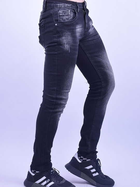 Men's jeans with untucked black Black