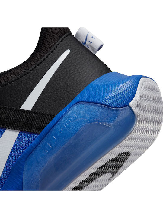 Zoom Crossover Kinder Sportschuhe Basketball mit Schnürsenkeln Blau