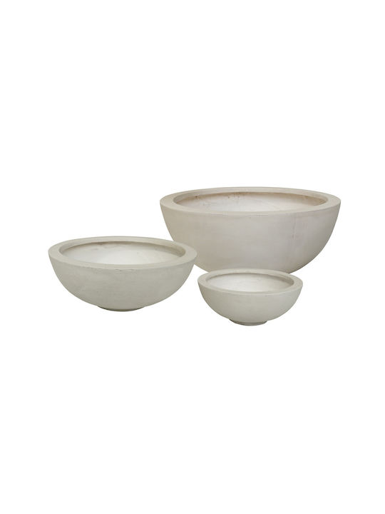 Supergreens Solid Pot Ceramic 56x56x29cm.