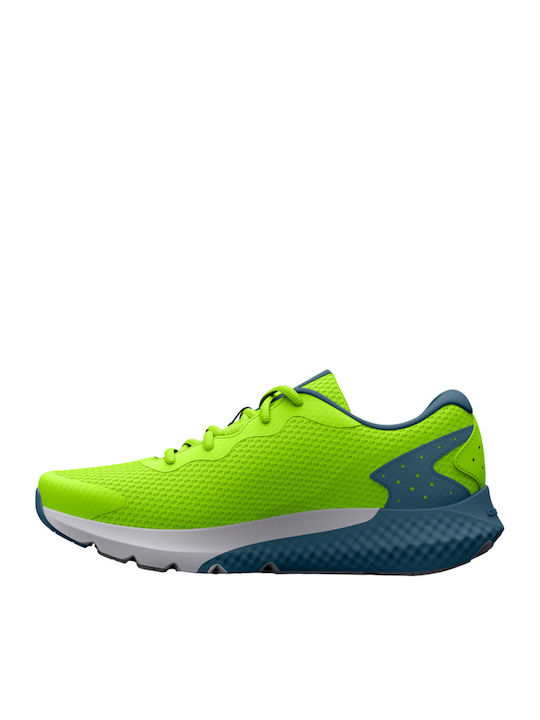 UA GS B Charged Rogue 3 Kids Sports Shoes Running with Laces Blue