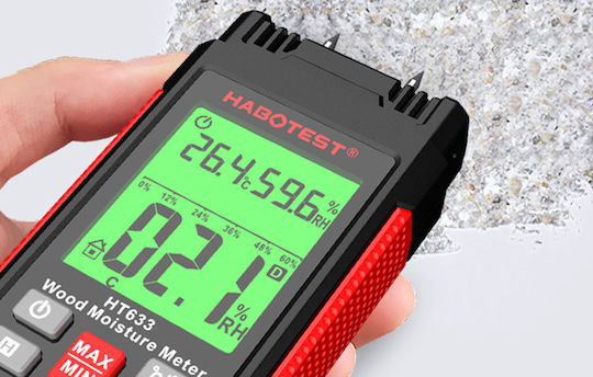 Habotest HT633 Ψηφιακός Μετρητής Υγρασίας