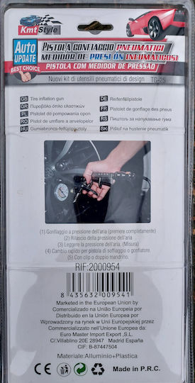 14685-011050ASD-003RTU Druckluftmessgerät mit Luftgewehr Maximaler Druck 16bar