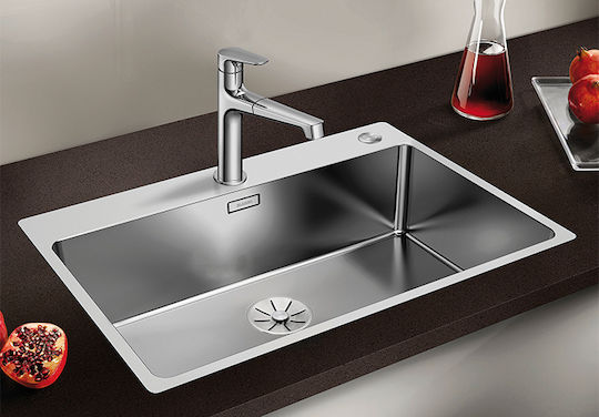 Blanco Andano 700-IF/A Ισόπεδος Inox Σατινέ Μ74xΠ50cm Ασημί