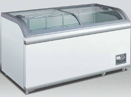 Think Cool Stehender Selbstbedienungstiefkühler mit 2 Türen 600Es H147.5xW75.7xH83.7cm