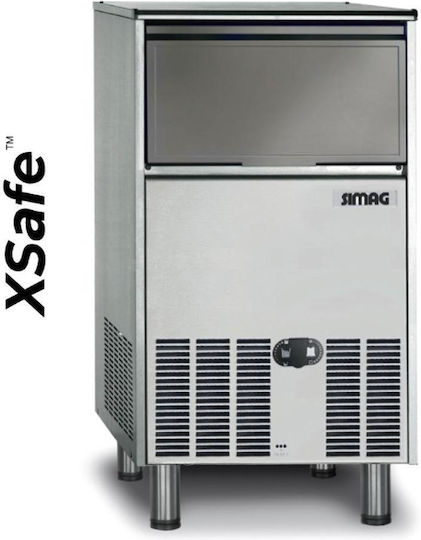 Simag SCE 65 XSAFE Ice Machine with Spraying System and Daily Production 60kg
