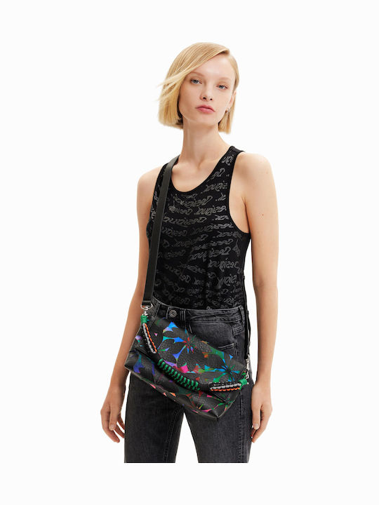Desigual Midsize Floral Leather Women's Tote Bag